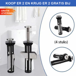 Zware bevestigingsboutset voor toiletzitting