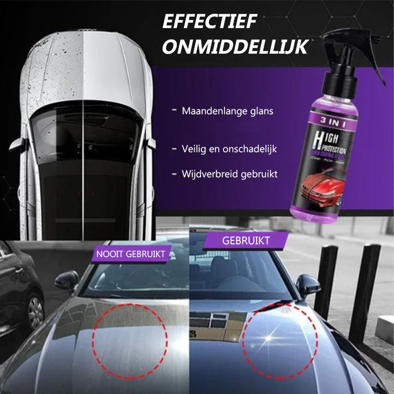 3 in 1 Hoge Bescherming Snelle Auto Coating Spray (30ml)