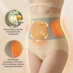 Short taille haute brûle-graisse pour le contrôle du ventre