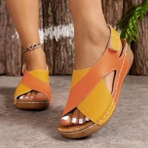 Supercomfortabele orthopedische sandalen met schuine hak voor dames