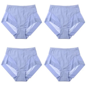 Culotte sans couture taille haute en soie glacée