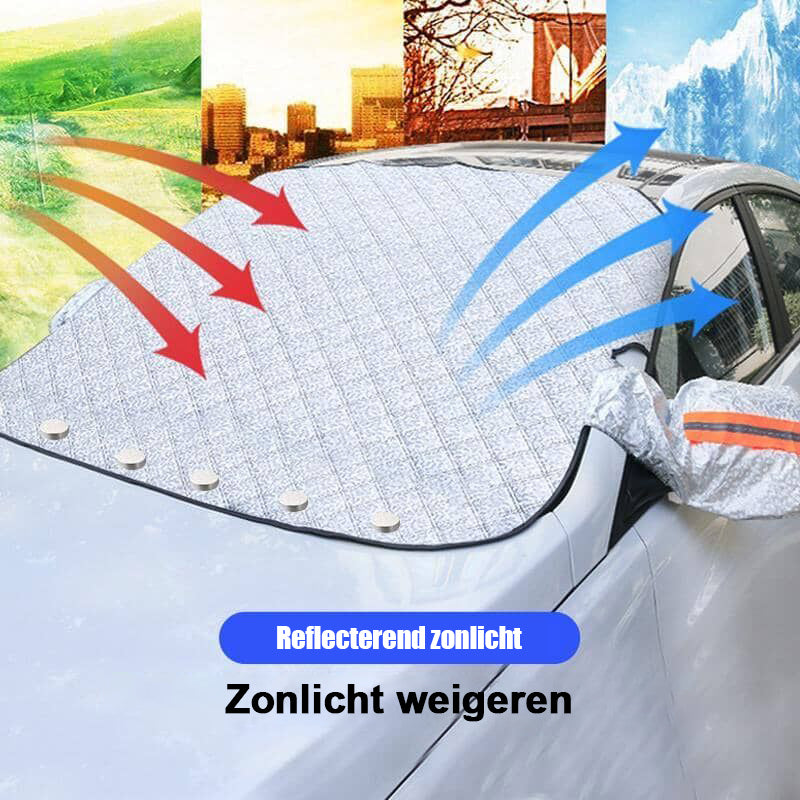 Magnetische autobescherming tegen sneeuw