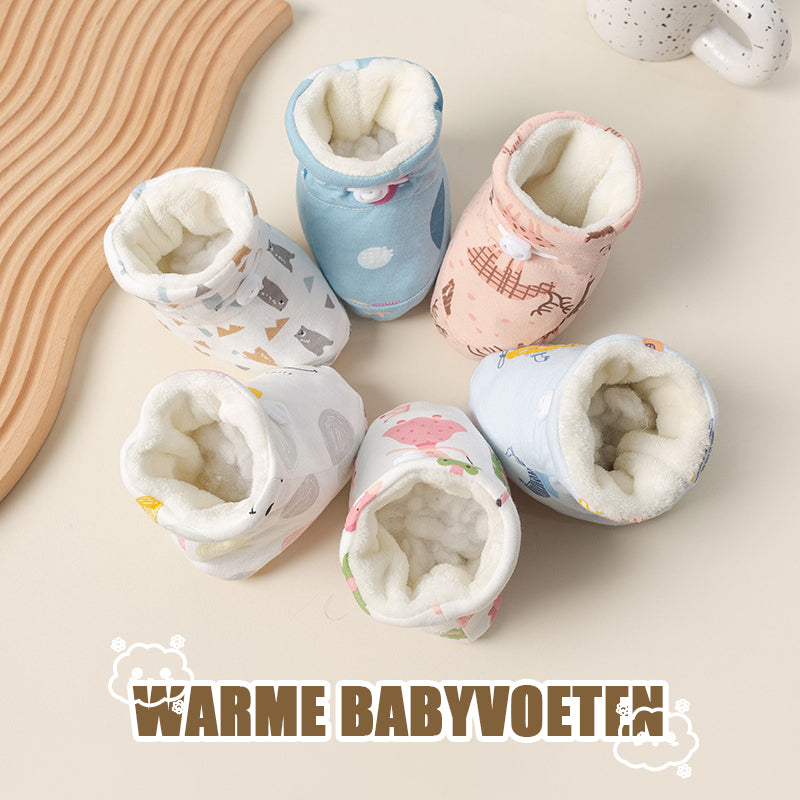 Warme babylaarsjes van bont