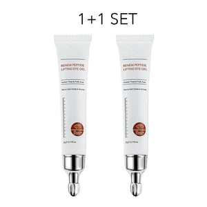 Nouveau gel raffermissant aux peptides pour les yeux (2 pièces)