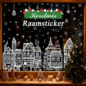 Kerstdorpstickers