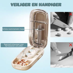 🔥Draagbare pillensnijder