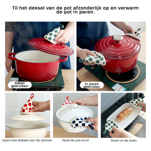 Hitteschild met driehoekig handvat (koop 1, krijg 1 gratis)