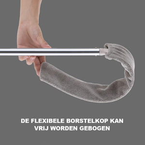 Stofborstel met lange steel