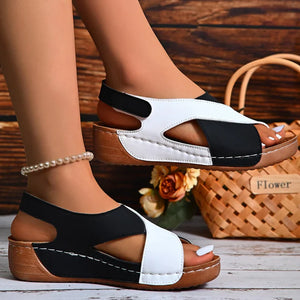 Supercomfortabele orthopedische sandalen met schuine hak voor dames