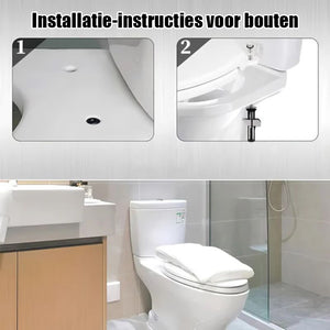 Zware bevestigingsboutset voor toiletzitting