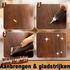 Gemakkelijk te repareren houten meubelverf