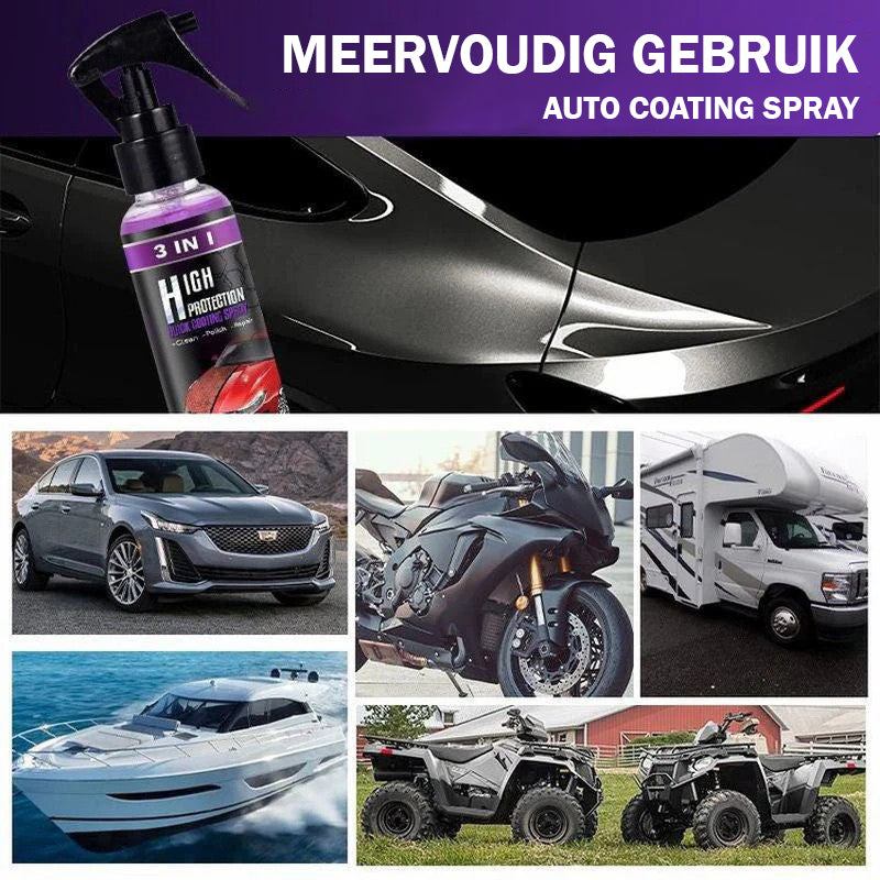 3 in 1 Hoge Bescherming Snelle Auto Coating Spray (30ml)