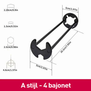 Multifunctionele gootsteensleutel