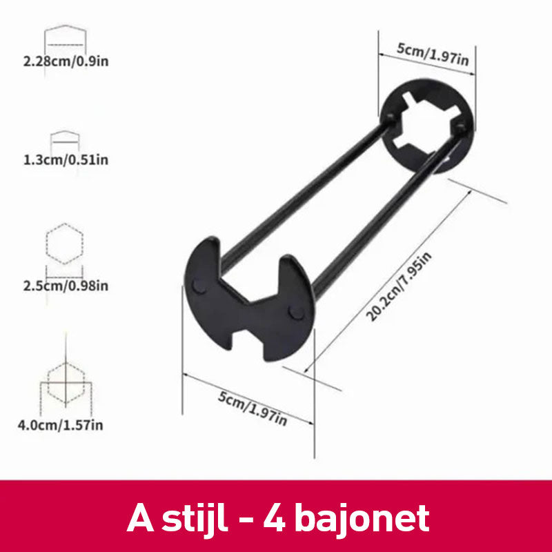 Multifunctionele gootsteensleutel