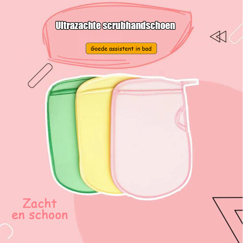 Ultrazachte scrubhandschoen (Koop 1, krijg 1 gratis)