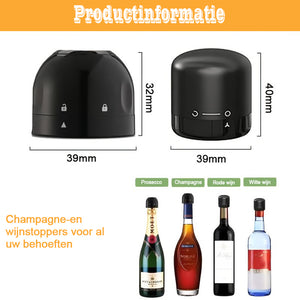 🍾Vacuümstop voor rode wijnflesdoppen