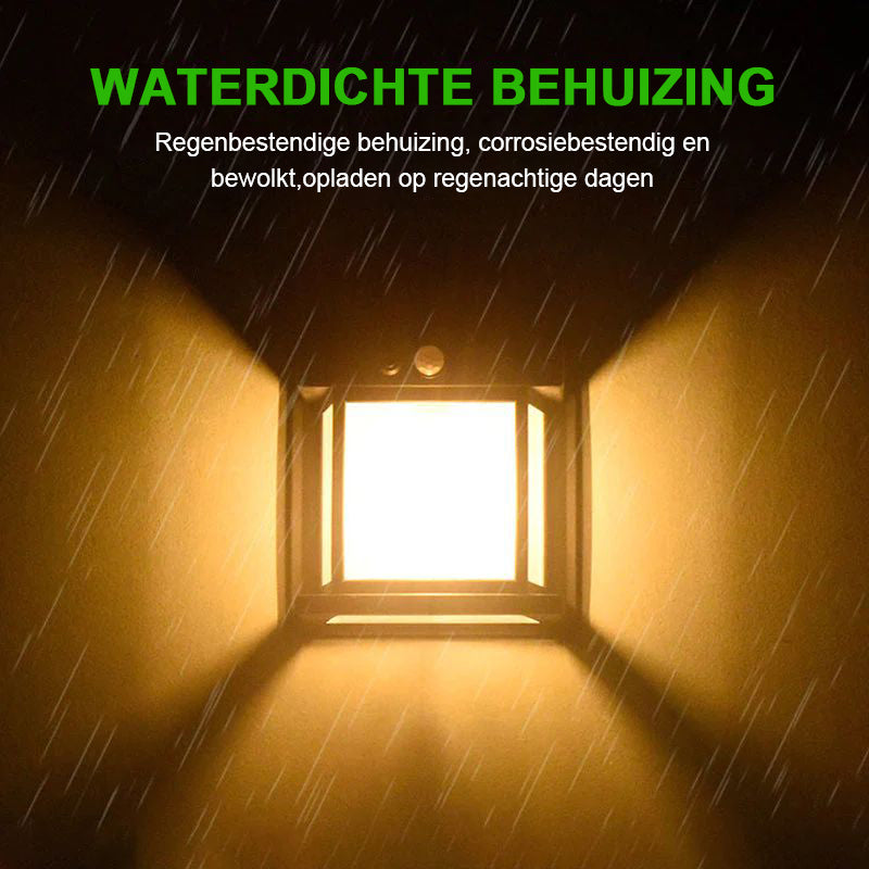 Wandlamp op zonne-energie voor buiten