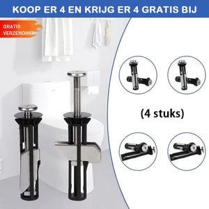 Zware bevestigingsboutset voor toiletzitting