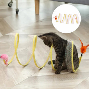 Opvouwbare kattentunnel