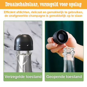 🍾Vacuümstop voor rode wijnflesdoppen
