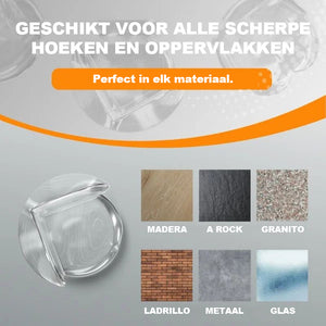 Siliconen tafelhoekbeschermers