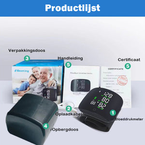 Bloeddrukmeter voor de pols