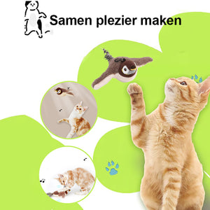 Simuleer vogelgeluiden, pluchen huisdier speelgoed, simulatie vogel met zwaaiende vleugels