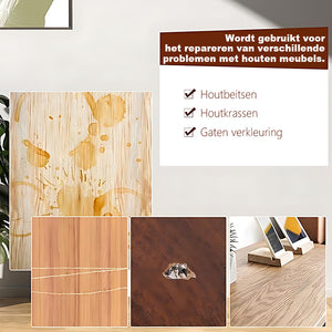 Gemakkelijk te repareren houten meubelverf