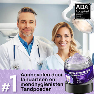 Mineraalpoeder voor tandrestauratie