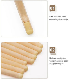 Natuurlijke bijenwas oorkaars