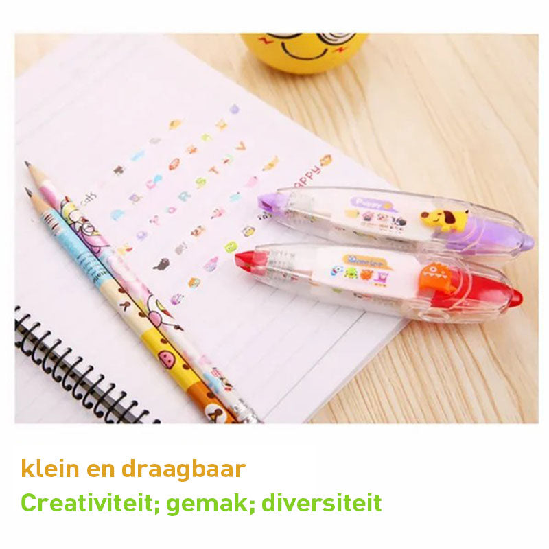 Schattige decoratieve pen van het dierentype