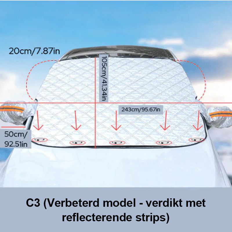 Magnetische autobescherming tegen sneeuw