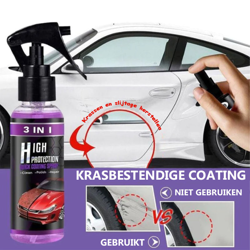 3 in 1 Hoge Bescherming Snelle Auto Coating Spray (30ml)