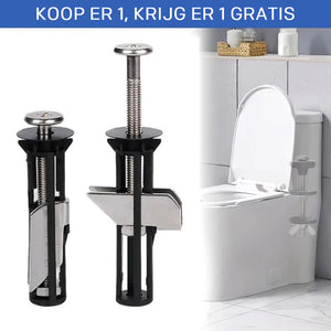 Zware bevestigingsboutset voor toiletzitting