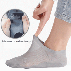 Antislip onzichtbare sokken met ultradunne voering
