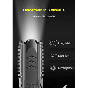 Multifunctionele oplaadbare zaklamp