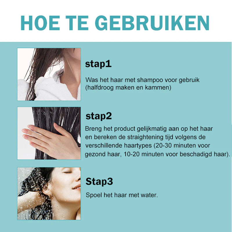 Eiwitcorrectiecrème voor steil haar