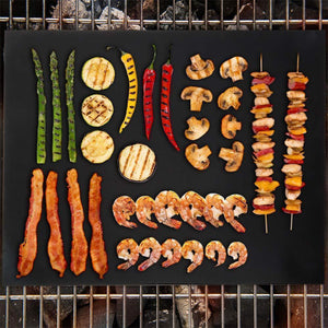 Grillmatten met antiaanbaklaag