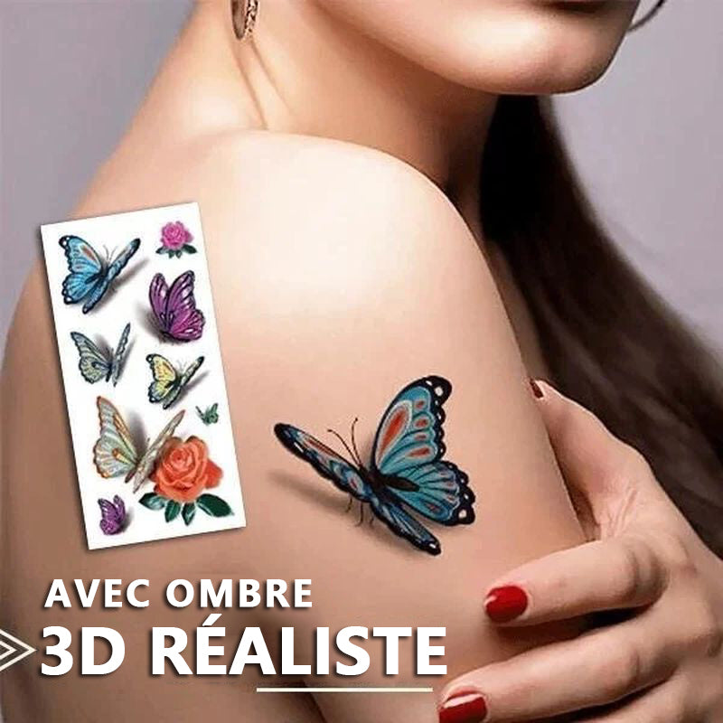 Modieuze 3D Tattoo Stickers 50 stuks