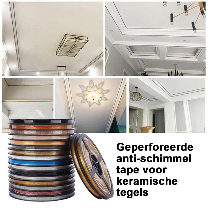 Gap Tape anti-schimmel voor keramische tegels (een rol 6 M)