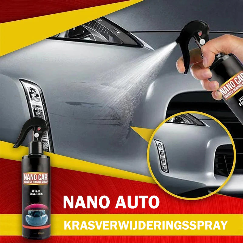 Nano-spray voor het verwijderen van krassen op auto's