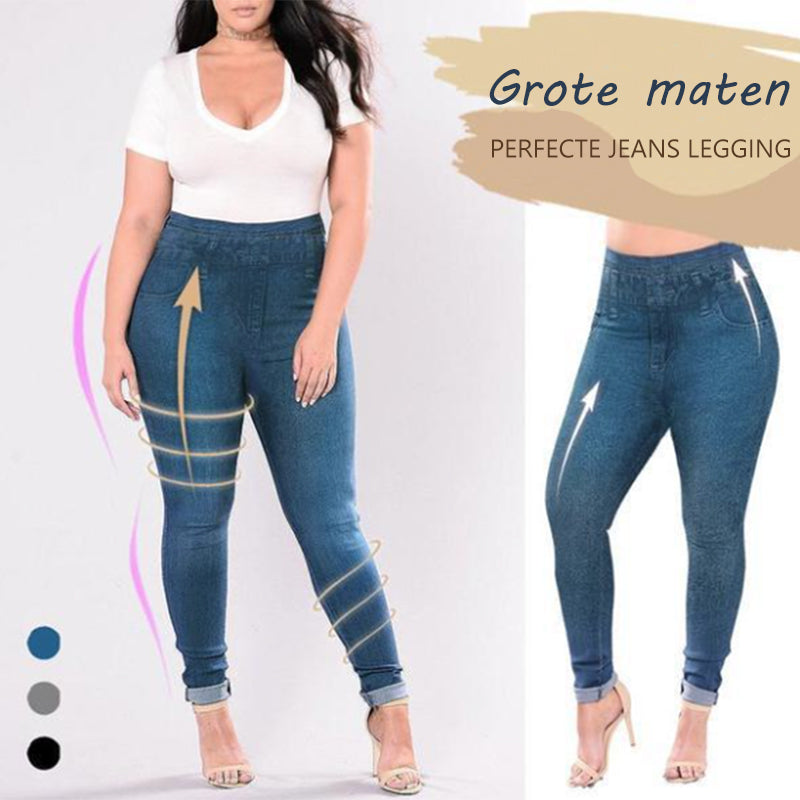 Slim stretchjeanslegging voor dames