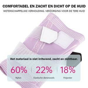 Praktische compressie kniebeschermer