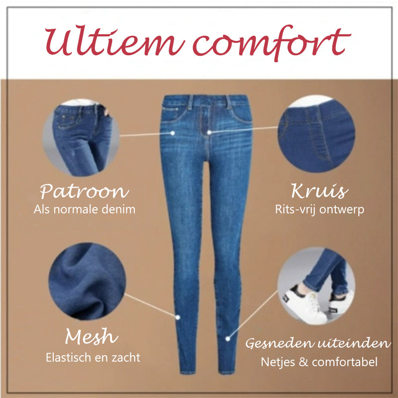 Slim stretchjeanslegging voor dames