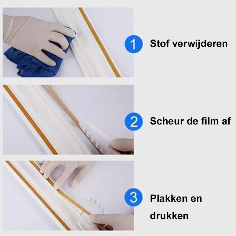 Gap Tape anti-schimmel voor keramische tegels (een rol 6 M)