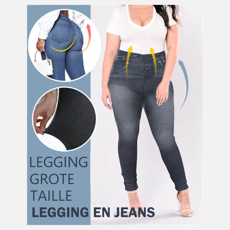 Slim stretchjeanslegging voor dames