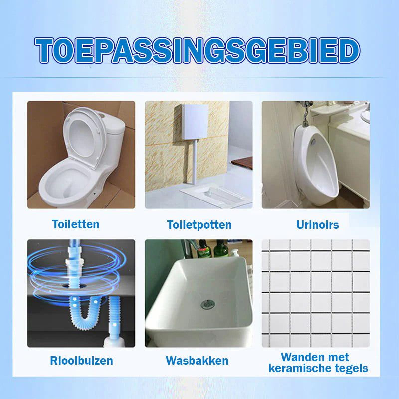 Actief zuurstofmiddel voor toilet