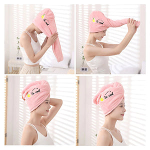 Sneldrogende handdoek voor het haar