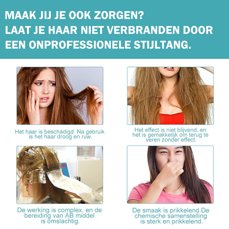 Eiwitcorrectiecrème voor steil haar