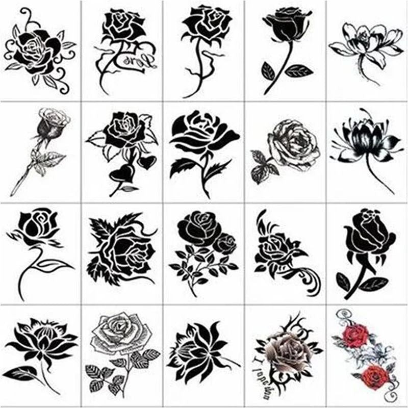 Modieuze 3D Tattoo Stickers 50 stuks